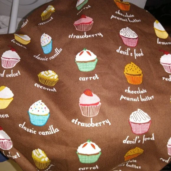 (3) Landau Scrub Bonnet Caps Hats Unisex: Pink - Cupcakes- Blue NEW men women - Picture 2 of 3